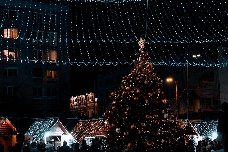 Vánoční trhy fotografie